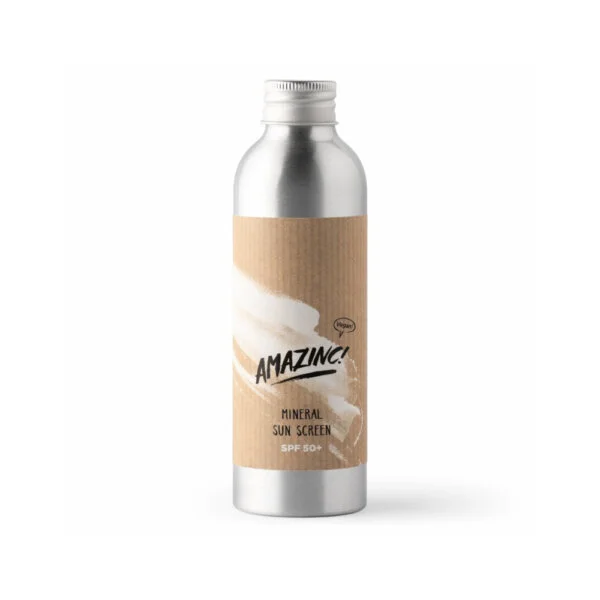 Amazinc mineraalne paikesekaitse spf 50 100ml alumiiniumpudelis
