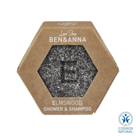 Ben & Anna 2-in-1 tahke dušigeel ja šampoon Elmswood, 60g