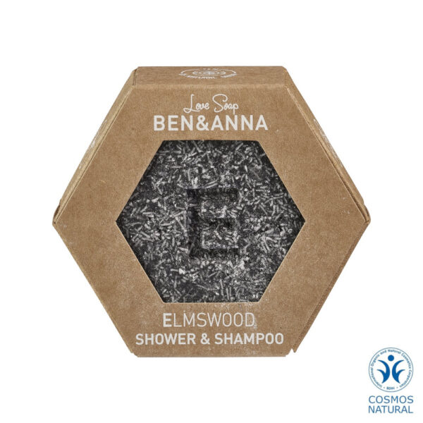 Ben & Anna 2-in-1 tahke dušigeel ja šampoon Elmswood 60g