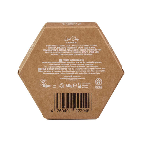 Ben & Anna 2-in-1 tahke dušigeel ja šampoon Elmswood 60g