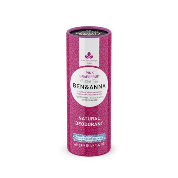 Ben & Anna pulkdeodorant Pink Grapefruit 40g