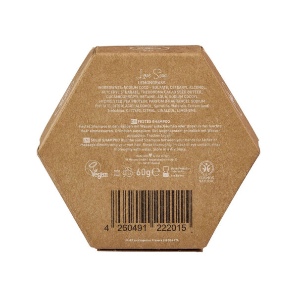 Ben & Anna tahke šampoon Lemongrass 60g
