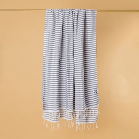 Puuvillane rätik Cool Gray – Hello Turco