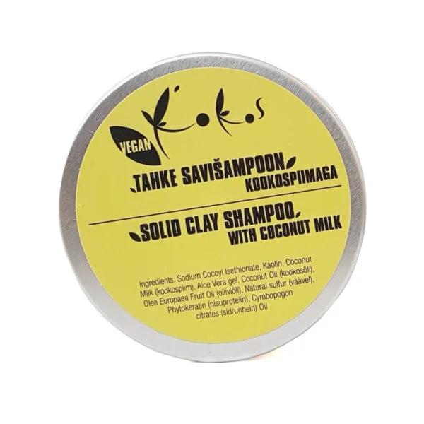 Kokos tahke savišampoon kookospiimaga metalltopsis 75g - Image 3