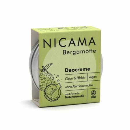 NICAMA kreemdeodorant (bergamot), 45g