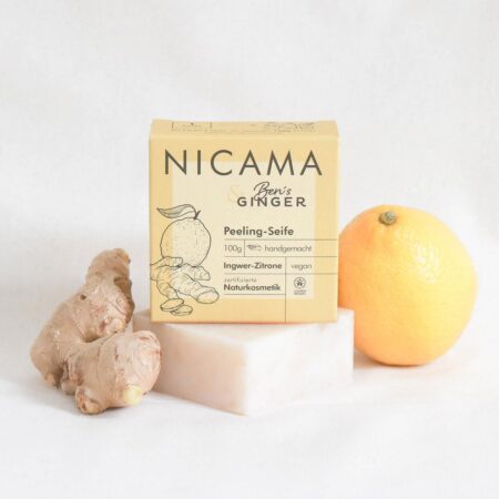 NICAMA looduslik zero waste seep (ingver & sidrun), 100g