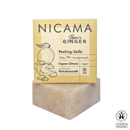 NICAMA looduslik zero waste seep (ingver & sidrun), 100g