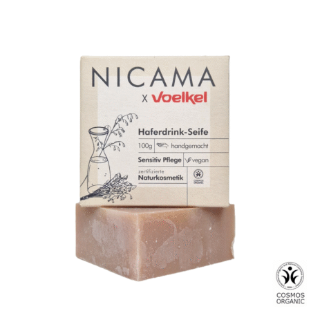 NICAMA looduslik käsitööseep kaerapiimaga, 100g