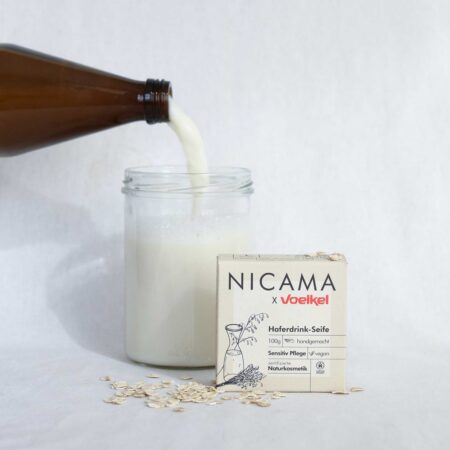 NICAMA looduslik käsitööseep kaerapiimaga, 100g