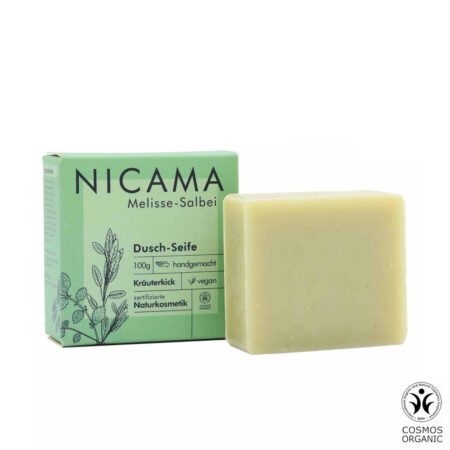 NICAMA looduslik käsitööseep (meliss & salvei), 100g