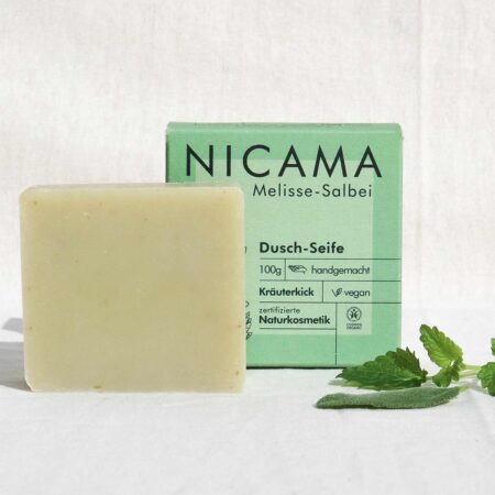 NICAMA looduslik käsitööseep (meliss & salvei), 100g