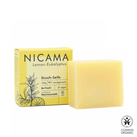 NICAMA looduslik käsitööseep (sidrun & eukalüpt), 100g
