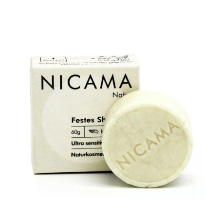 NICAMA tahke šampoon Natur (parfüümivaba), 60g
