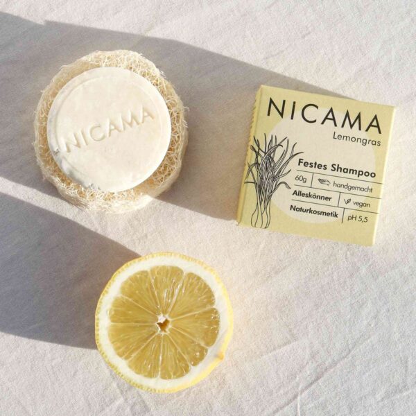 NICAMA tahke šampoon (sidrunhein) 60g