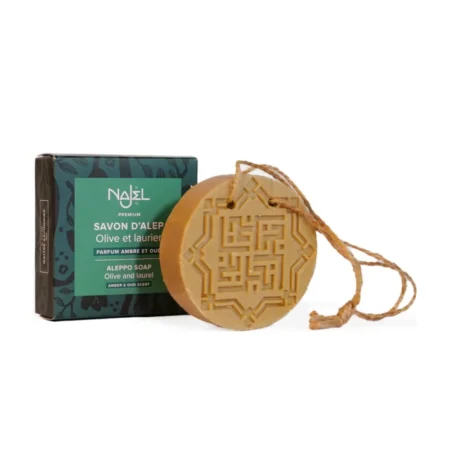 Najel Aleppo seep nööriga (Amber & Oud), 150g