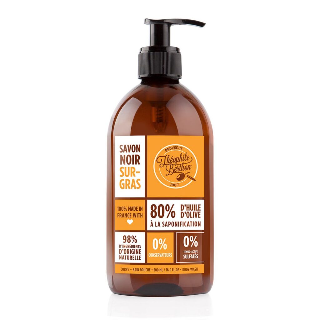 Théophile Berthon oliiviõli vedelseep Savon Noir Surgras (apelsin) 500ml