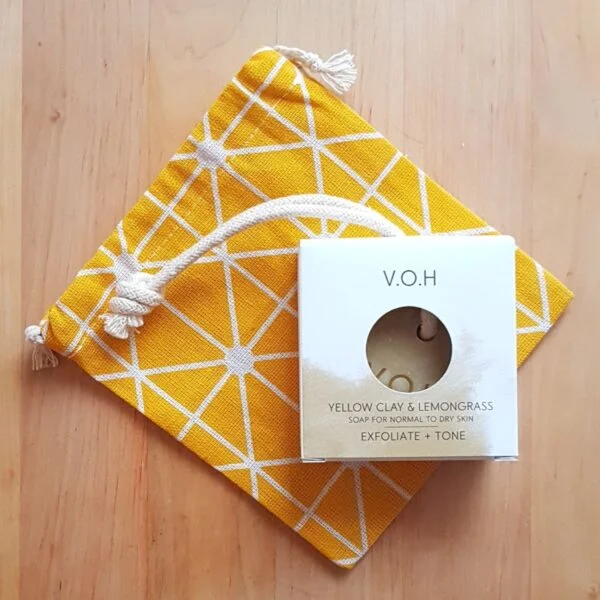 VOH nööriga seep ja riidest kott