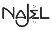 Najel logo bw