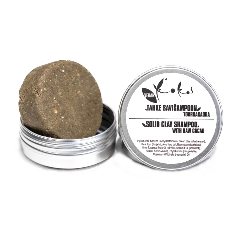 Kokos tahke šampoon toorkakaoga metalltopsis 75g 1 kokos-tahke-savišampoon-toorkakaoga-metalltopsis-75g