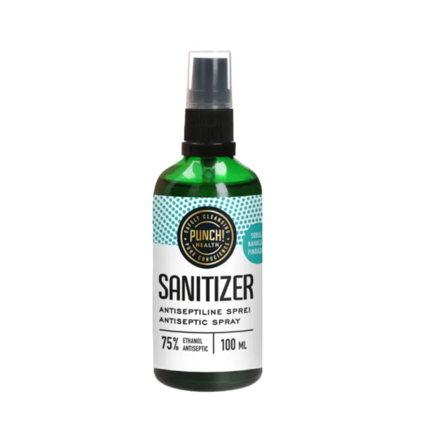 Punch sanitizer antiseptiline sprei klaaspudelis 100ml